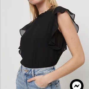 Small size ruffle dress t shirt from dynamite